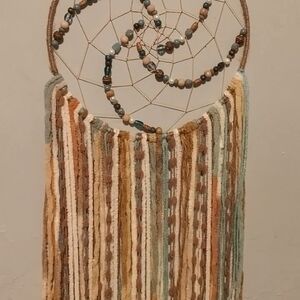 Handcrafted Dreamcatcher with Earth Tones